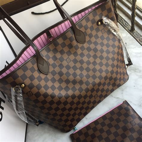 louis vuitton bag pink inside